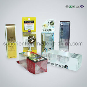 Popular Frosted Pet Plastic Packaging Box for Cosmetics